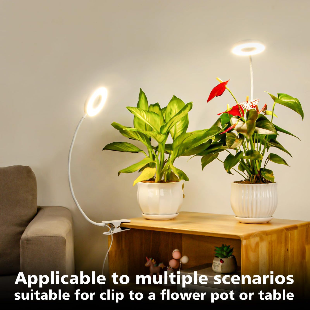 LORDEM Auto Timer Clip Light ensures consistent daily lighting for plants
