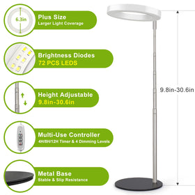 LORDEM Grow Light with auto timer enables reliable, hands-off plant care