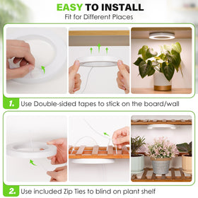 LORDEM Halo Grow Light in a cozy home setting as decorative yet functional lighting