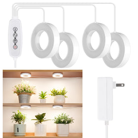 LORDEM Halo full-spectrum grow light for indoor plants boosts growth efficiency.