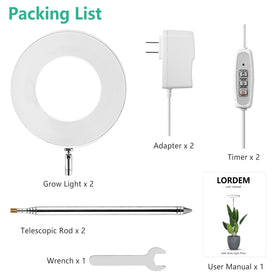 LORDEM 2-pack provides expanded coverage for multiple plants.