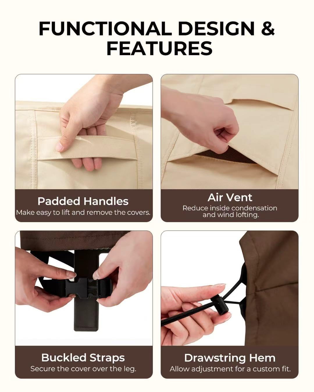 Loriano air vents reduce inside condensation and wind intrusion