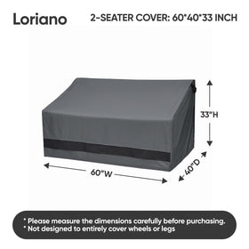 Loriano waterproof patio cover protects outdoor furniture from water and dust
