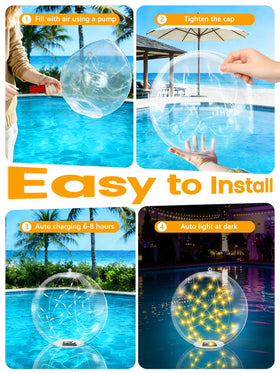 LORRYTE IP68 waterproof pool ball endures water exposure for outdoor use