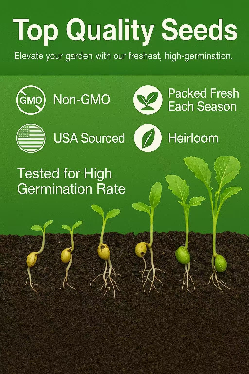Loseedsoo 1000+ seeds-pack offers abundant planting options for learning and sharing.