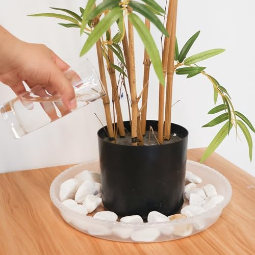 Losensild waterproof drip tray catches excess water and soil.