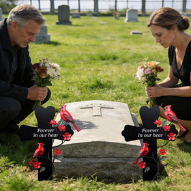 LOSFOTBO Easy installation grave marker; insert into soil without tools.