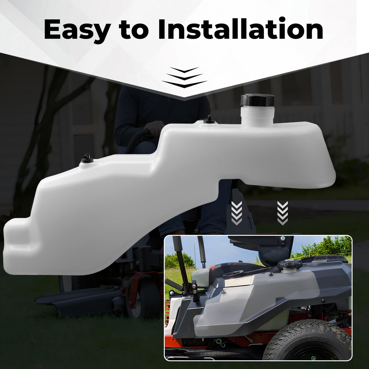LOSTAR fuel tank assembly for TimeCutter SX, reliable compatibility and simple mounting