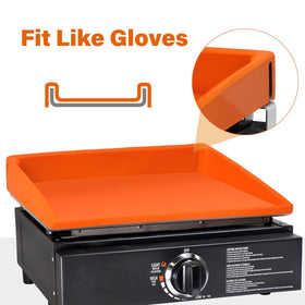 LotFancy griddle accessory keeps surface ready to cook after long storage.