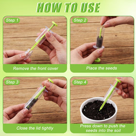 Lothee seed storage boxes with lids keep seeds organized.