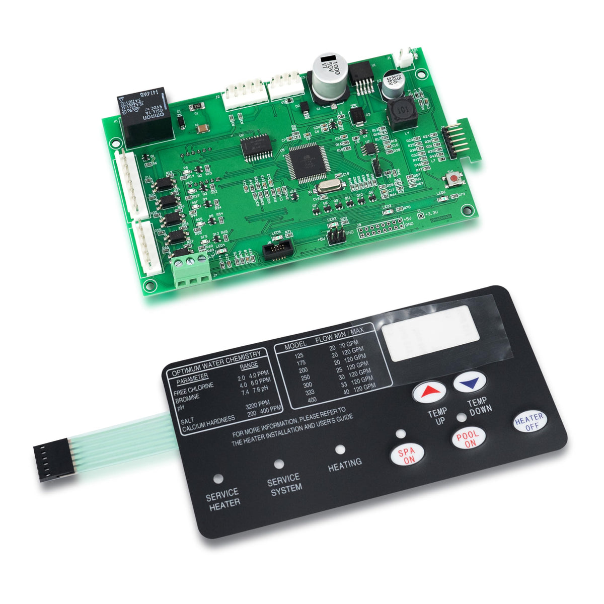 LOTMOVE 42002-0007S front view shows MasterTemp compatibility for reliable pool heating.