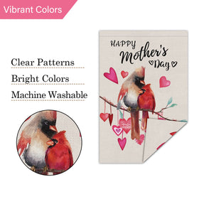 Louise Maelys cardinal birds design adds festive spring charm.