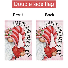Louise Maelys double-sided flag print illustration for year-round yard display