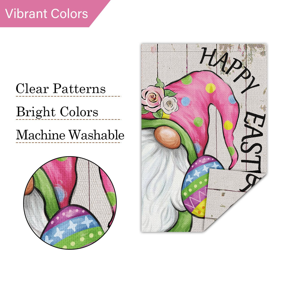 Top sleeve for easy mounting on a flagpole by Louise Maelys