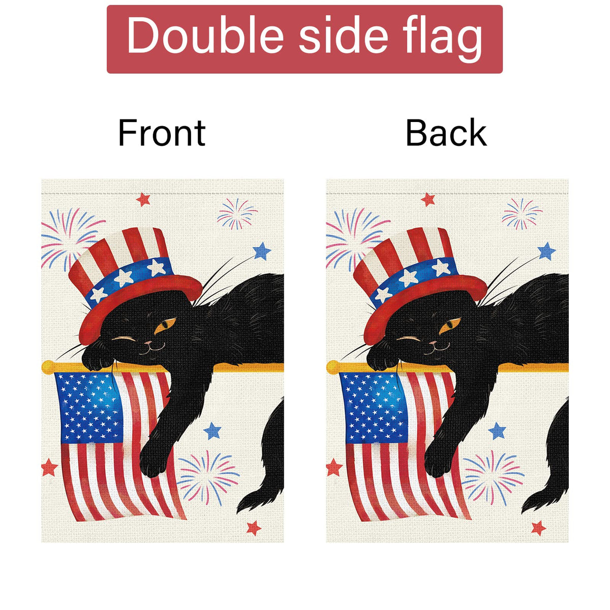 Louise Maelys compact yard flag ideal as a festive gift