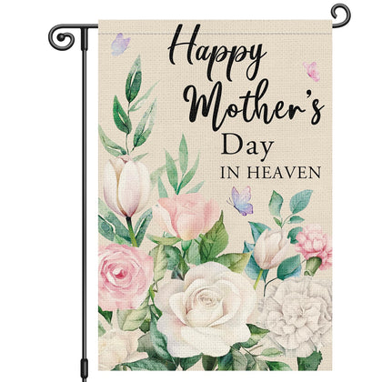 Louise Maelys flag with vibrant florals for garden display