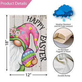 Outdoor Easter flag by Louise Maelys with vivid spring colors