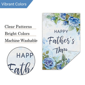 Louise Maelys outdoor Father's Day flag brightens yard decor.