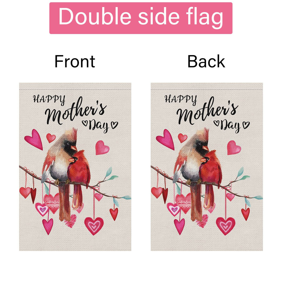 Louise Maelys outdoor decor flag ideal for porches and gardens.