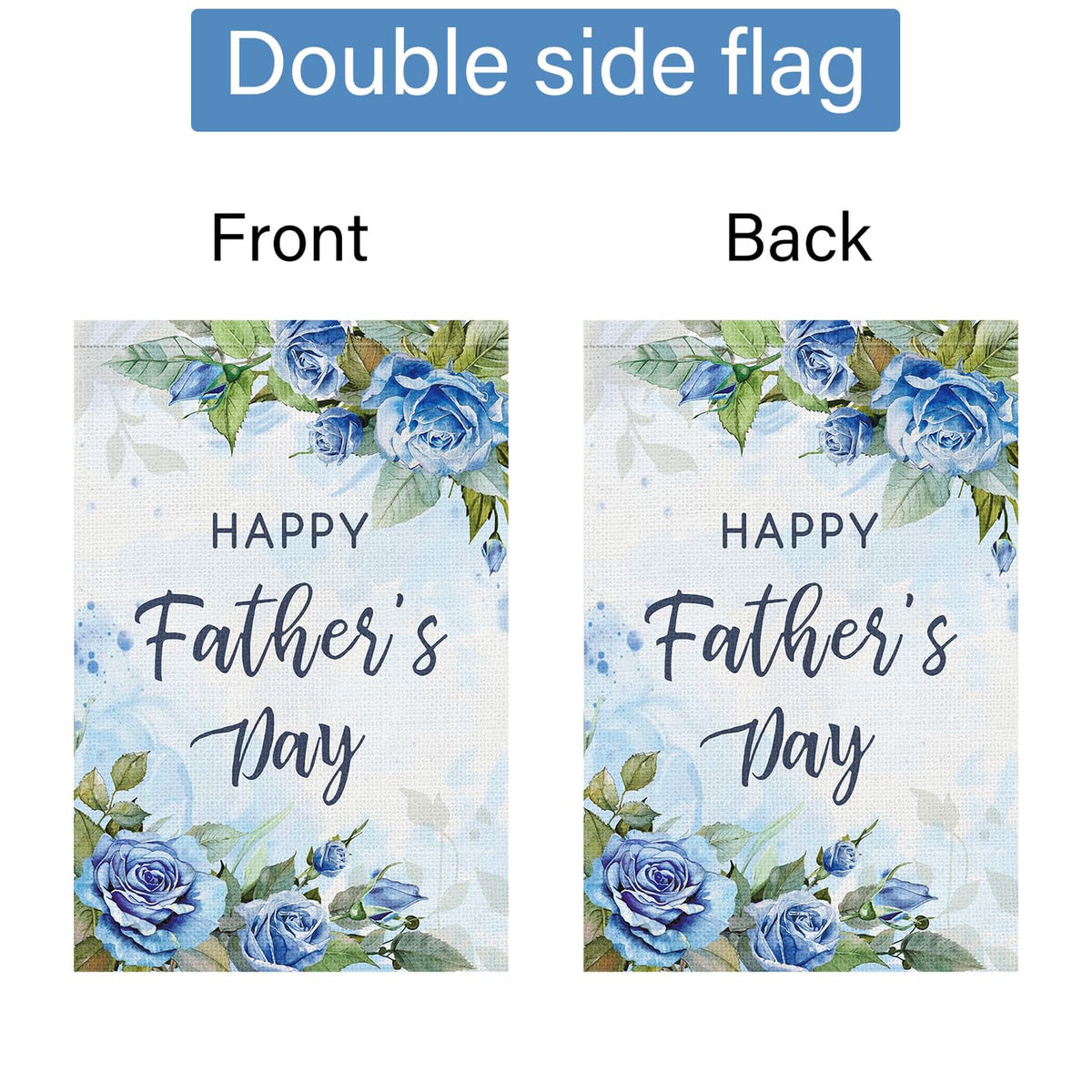 Louise Maelys patio-ready flag for porch or lawn displays.