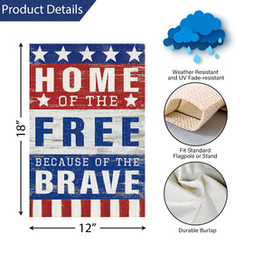 Louise Maelys front yard flag with reinforced stitching for outdoors