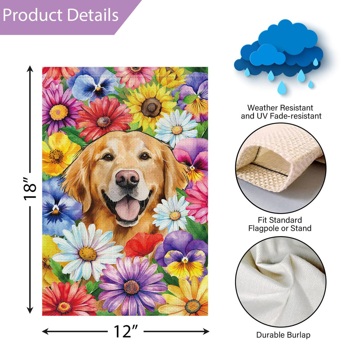 Louise Maelys spring floral design with daisies and pansies brightens outdoor spaces.