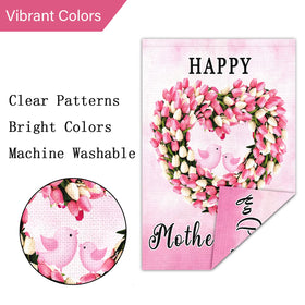 Louise Maelys spring outdoor garden flag adds festive curb appeal to the yard.