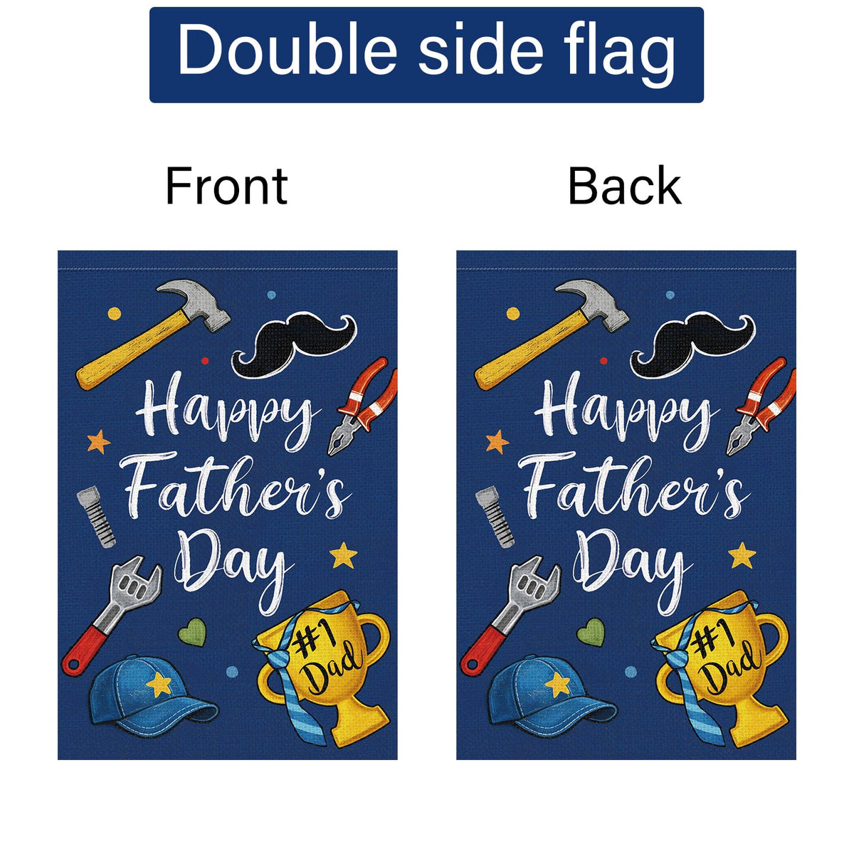 Louise Maelys 100% spun polyester flag endures rain and sun with vibrant colors.