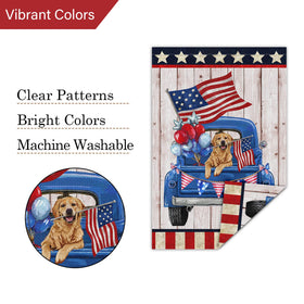 Louise Maelys welcome patriotic yard decor for yards, patios, and porches