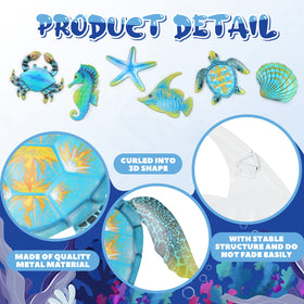 Lounsweer sea turtle wall decor adds ocean serenity to spaces.