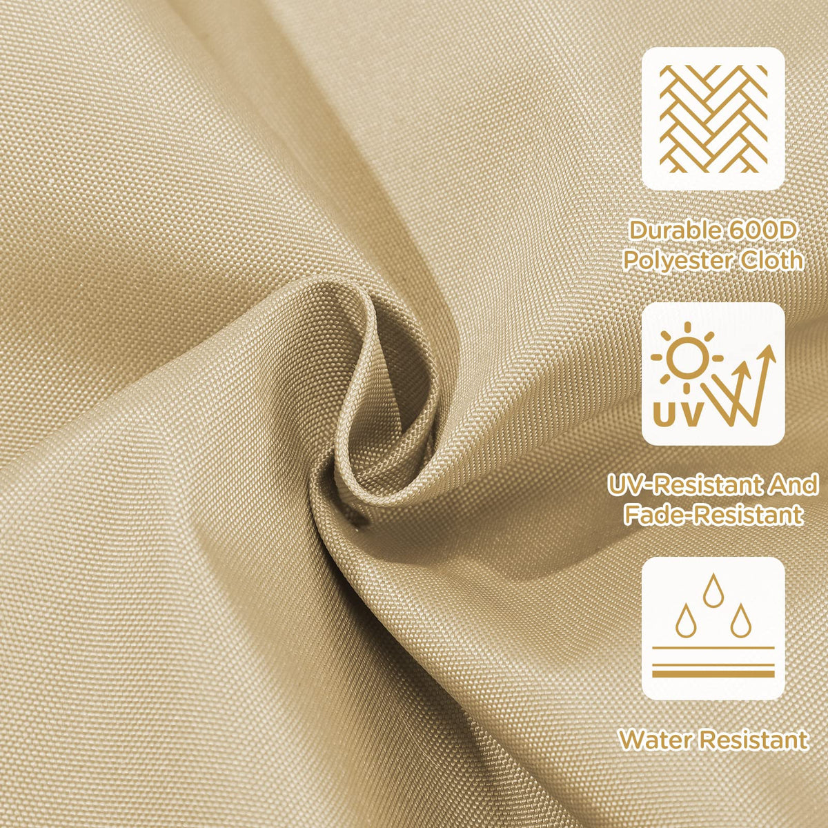 Lounsweer cushion cover 18x18x2 brown closeup sturdy stitching.