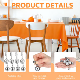 Lounsweer rust-proof clips resist wear for long outdoor use