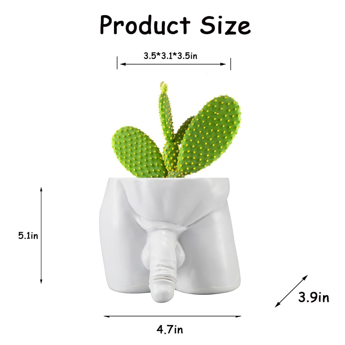 Lourich large white penis vase serves as a quirky decor centerpiece.