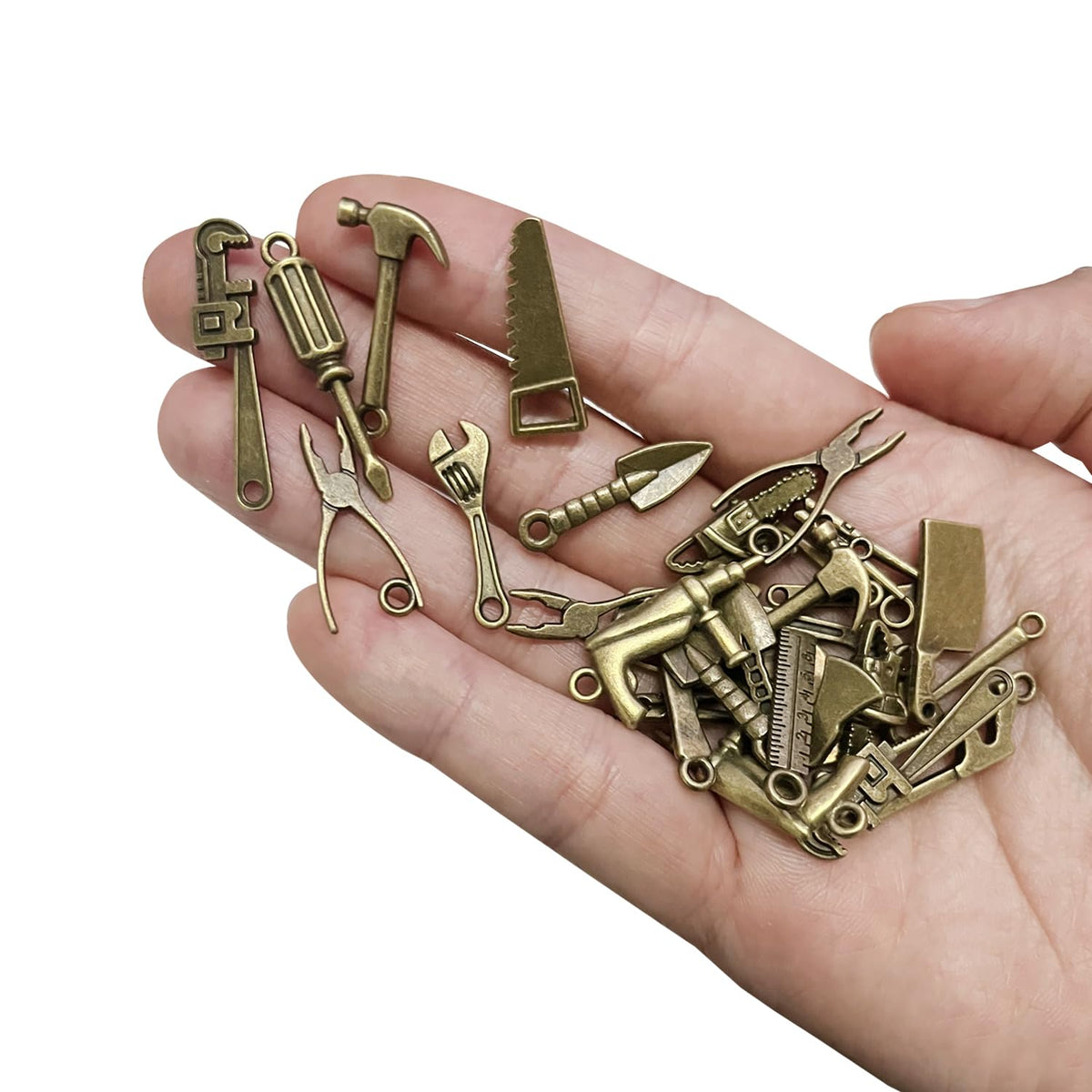 Loutas bowdee bronze mini wrench figurine enhances displays and resin projects.
