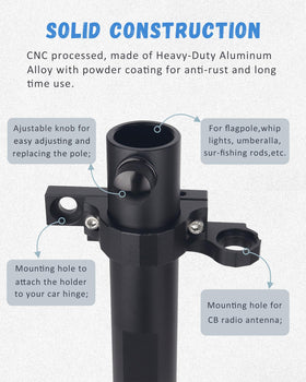 Louzezo easy bolt-on installation saves time during jeep accessories setup.