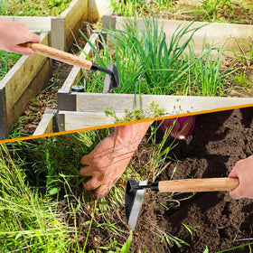 Lovarisse compact garden tool for weeding and light digging