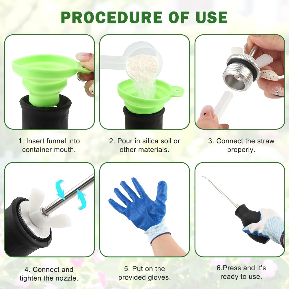 Lovarisse kit includes scoop and gloves for tidy preparation