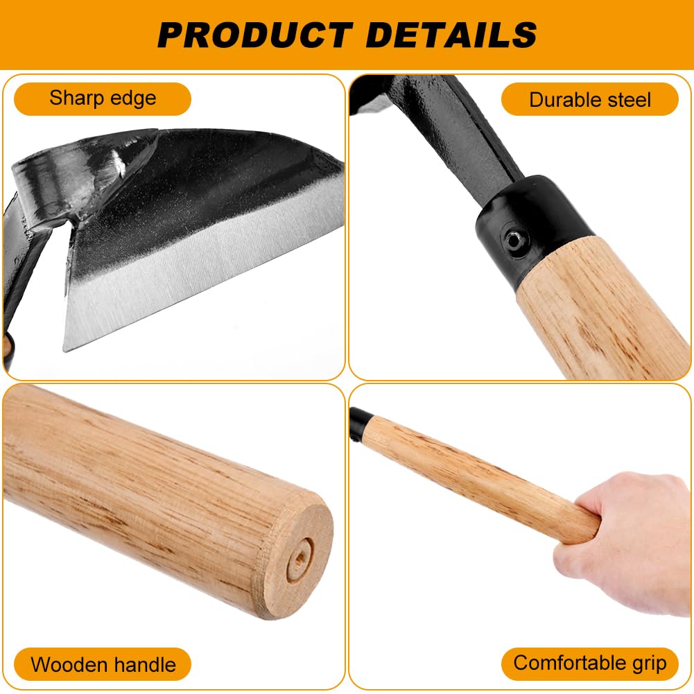 Lovarisse weeding sickle highlights durable steel construction