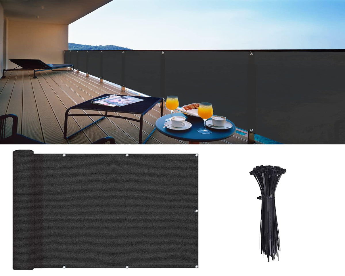 Love Story with reinforced aluminum grommets and hemmed edges.