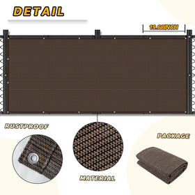 LOVE STORY backyard patio privacy screen in use for privacy