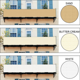 LOVE STORY butter cream color allows light through while providing shade