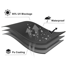 LOVE STORY care-ready shade sail image suggests maintenance tips for long-lasting use
