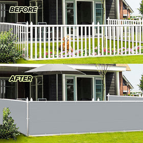 Love Story deck privacy setup, ideal for patios, balconies, and poolside spaces.