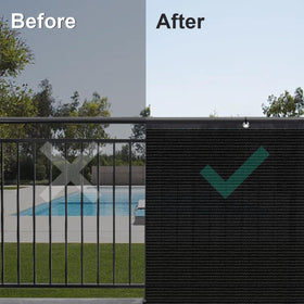 Love Story fence screen suited for gardens, patios, nurseries and more