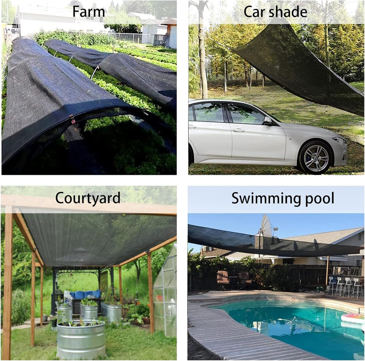 LOVE STORY shade solution offers breathable protection with 2-3 year lifespan.