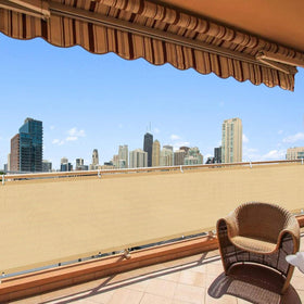 LOVE STORY 3ft-height privacy screen fits decks, patios, and balconies.