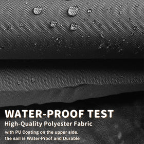 LOVE STORY waterproof seam detail illustrates hot-melt splice for leak-free performance