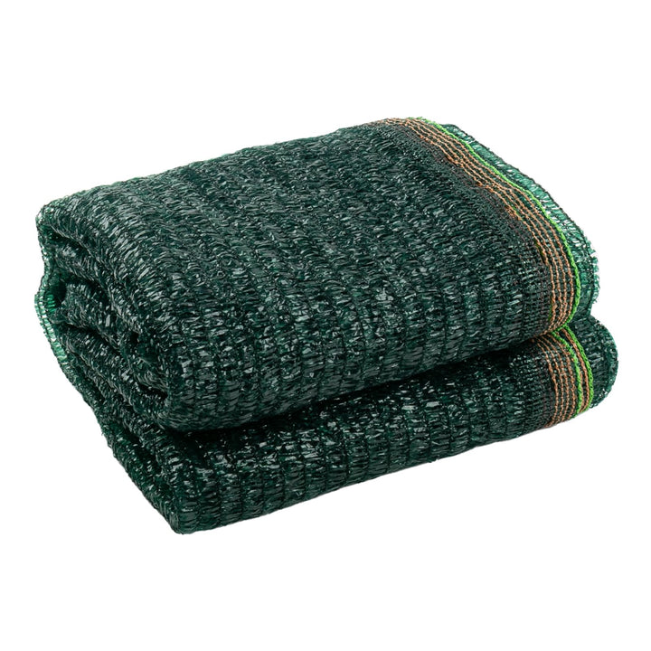 LOVE STORY shade cloth 55% front view showing durable eyelets for quick garden setup