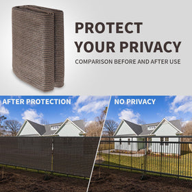 LOVE STORY weather-resistant privacy screen withstands wind, rain, and sun.