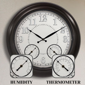 Lovely Home Essentials thermometer and hygrometer dials display temperature and humidity